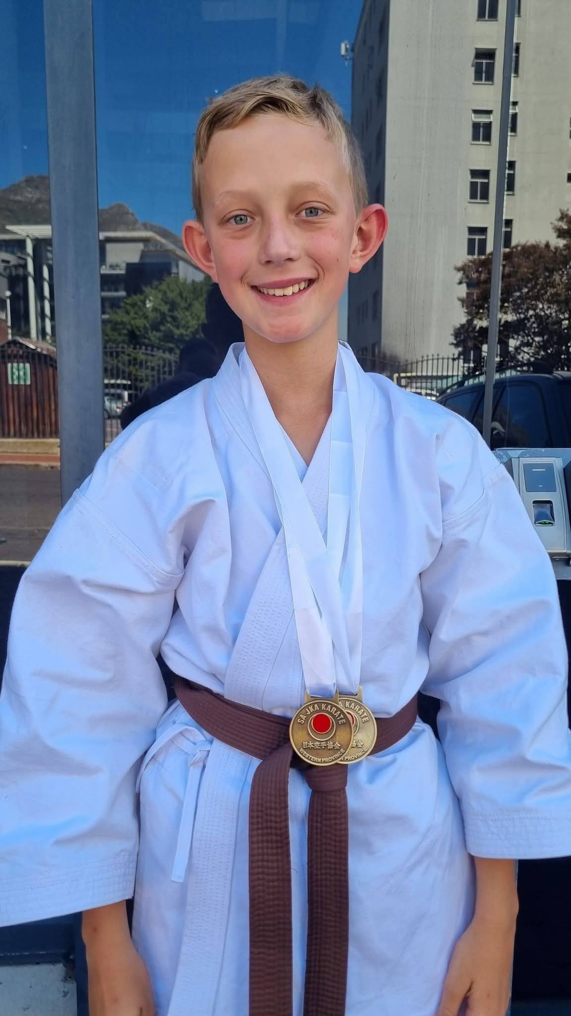 Sullivan JKA Karate students