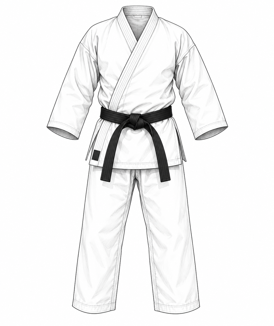 Karate training session
