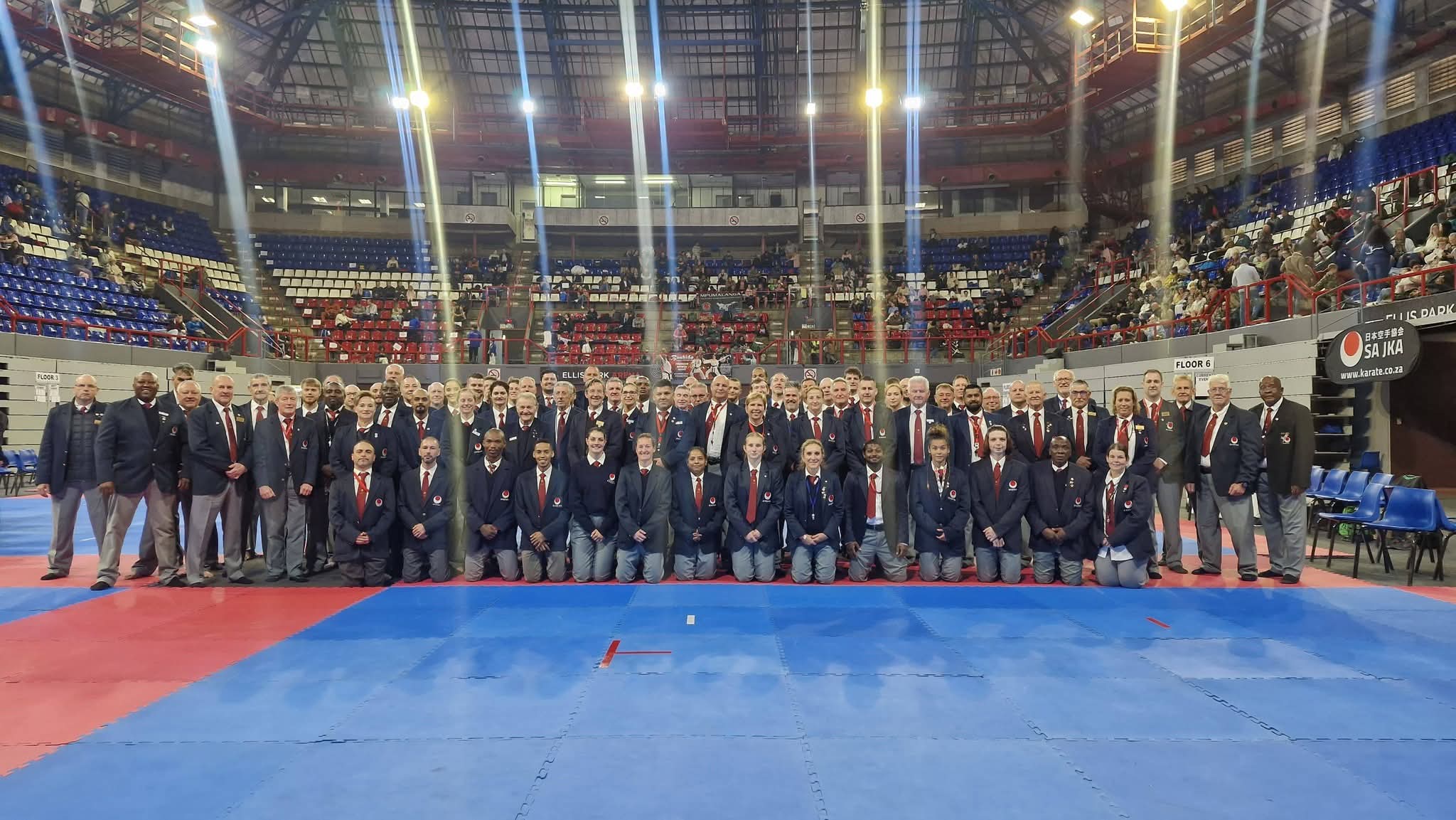 JKA Karate students